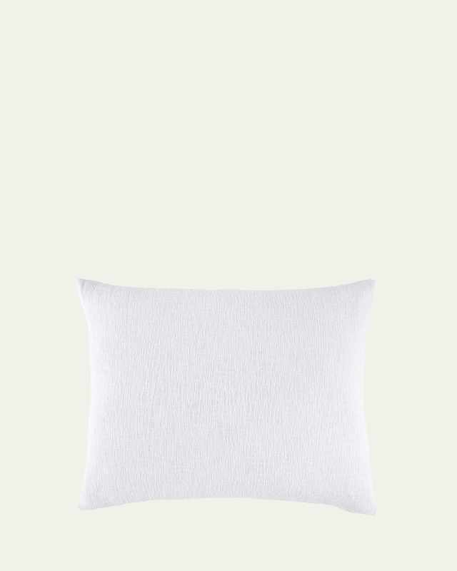 Woven White King Euro With Insert